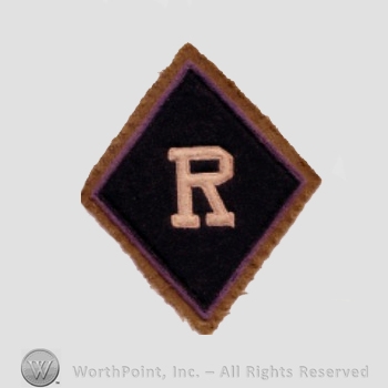 WWI Army Patch : Railheads Regulating Stations .