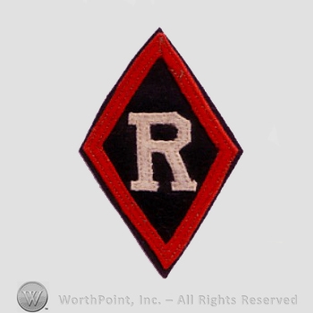 WWI Army Patch : Railheads Regulating Stations ; Lif Fel Le Grande Station.