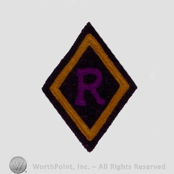 WWI Army Patch : Railheads Regulating Stations.