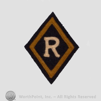 WWI Army Patch : Railheads Regulating Stations.