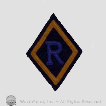 WWI Army Patch : Railheads Regulating Stations.