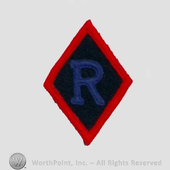 WWI Army Patch : Railheads Regulating Stations.