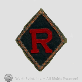 WWI Army Patch : Railheads Regulating Stations.