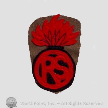 WWI Army Patch : Ordnance Repair Shops.