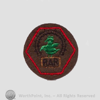 WWI Army Patch : Railway Artillery Reserve PK.