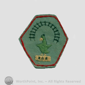WWI Army Patch : Railway Artillery Reserve.