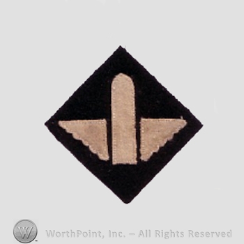 WWI Army Patch : Unattached Anti-Aircraft Units.