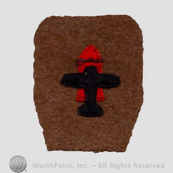 WWI Army Patch : AA Aerial Bomb Section-Divisional Units.