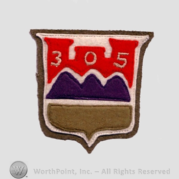 WWI Army Patch : 305th Engineers.