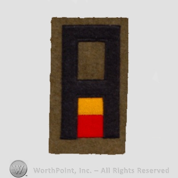 WWI Army Patch : Cavalry MG Units; 1st Army.