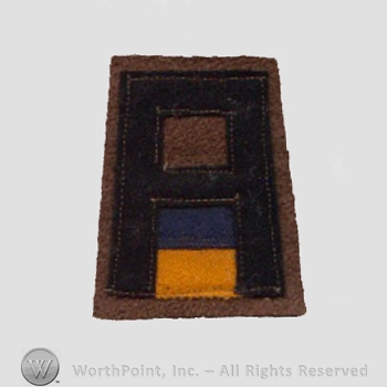 WWI Army Patch : Chemical Corps; 1st Army.
