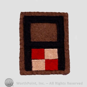 WWI Army Patch : Unassigned Personnel; 1st Army.