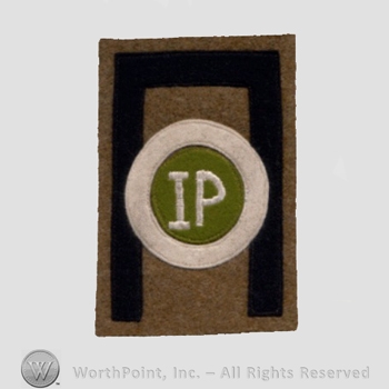 WWI Army Patch : Inteligence Police; 1st Army.