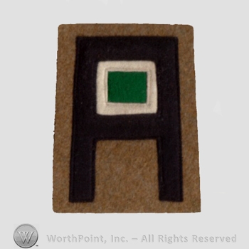 WWI Army Patch : Intelligence; 1st Army.