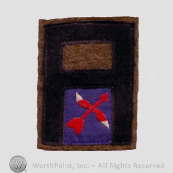 WWI Army Patch : Machine Gun Units; 1st Army.