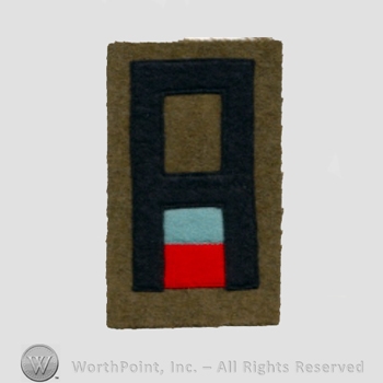 WWI Army Patch : Machine Gun Units; 1st Army.