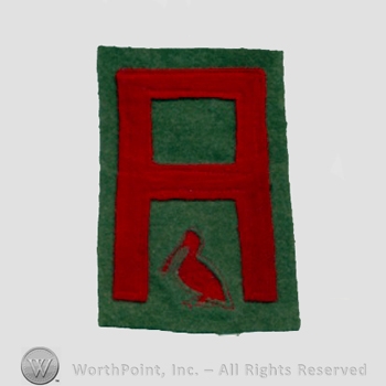 WWI Army Patch : Railway Artillery Units; 1st Army.