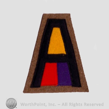 WWI Army Patch : Tank Corps Units; 1st Army.