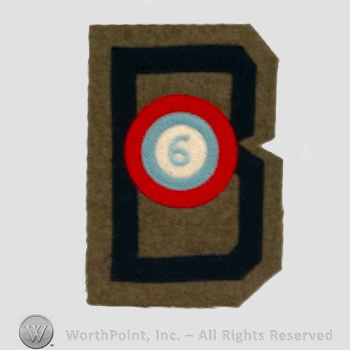 WWI Army Patch : 2nd Army - 6th Aero Park; 2nd Army.
