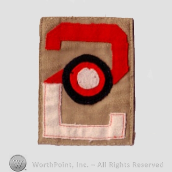 WWI Army Patch : Aero Units  -  2nd Army 6th Aero Park.