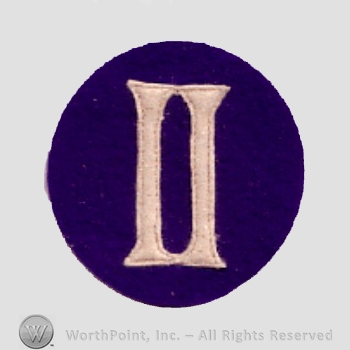WWI Army Patch : 2nd Corps.