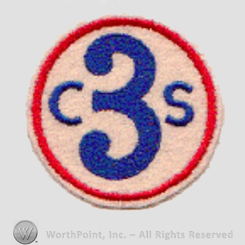 WWI Army Patch : 3rd Corps School Patch King.