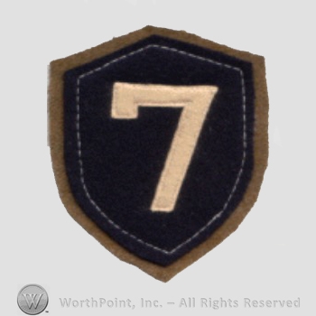 WWI Army Patch : 7th Corps.