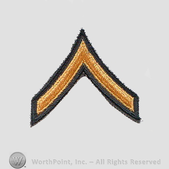 Vietnam Era Enlisted Patch : Private E-2.