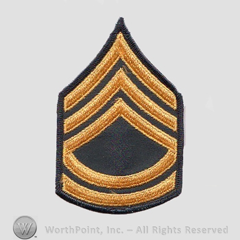 Vietnam Era Enlisted Patch : E-7 Master Sergeant; Master Specialist.