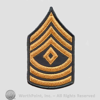 Vietnam Era Enlisted Patch : First Sergeant E8.