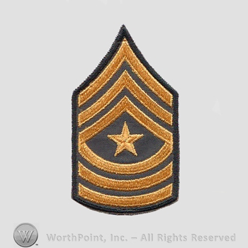 Vietnam Era Enlisted Patch : Sergeant Major E9.