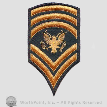 Vietnam Era Enlisted Patch : Specialist 9 E-9.