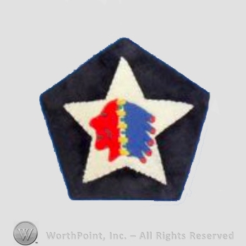 WWI Army Patch : 2nd Division 9th Rgt. Headquarters Patch.