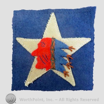 WWI Army Patch :  2nd Division 3rd Battalion 5th Marines.