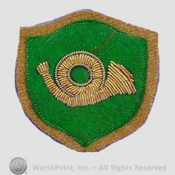 WWI Army Patch : Bullion Reserve Mallet Patch.