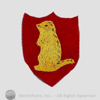 WWI Army Patch : 205th/206th Infantry Regiment .