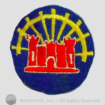 WWI Army Patch : 18th Engineer Regiment.