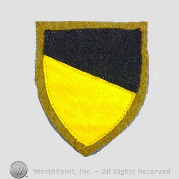 WWI Army Patch : Variant Chemical Corps Patch.