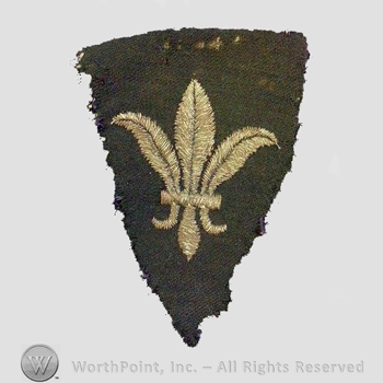 WWI Army Patch : District of Paris Bullion Patch.