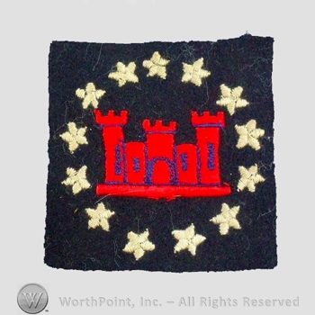 WWI Army Patch : 13th Engineer Regiment Patch.