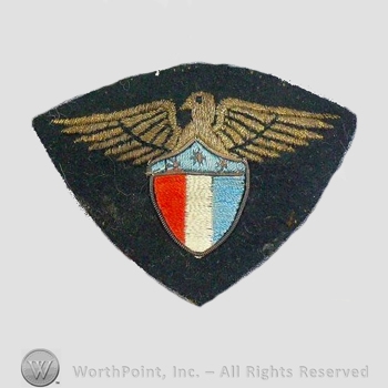 WWI Army Patch : Army Central Records Office Bullion .
