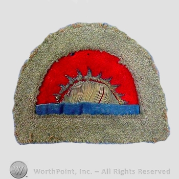 WWI Army Patch : 41st Division Bullion Patch.
