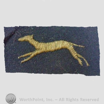 WWI Army Patch : Army Postal Service Bullion Patch.