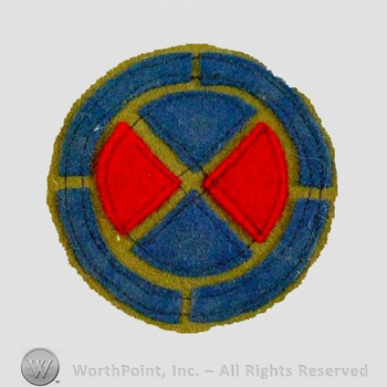WWI Army Patch : Unknown Unit 35th Division Patch.