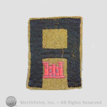 WWI Army Patch : First Army Corps of Engineers Patch.