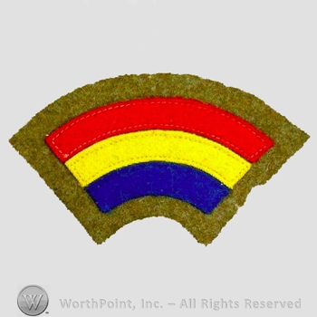 WWI Army Patch : 42nd Division Patch .