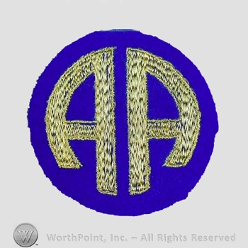 WWI Army Patch : 82nd Division Variation Patch.