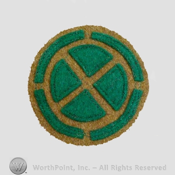WWI Army Patch : 110th Field Signal Battalion 35th Division Patch.