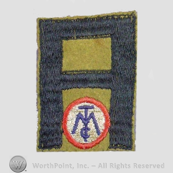 WWI Army Patch : First Army Motor Transport Corps Patch.