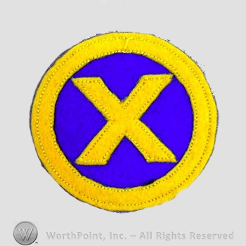 WWI Army Patch : 10th Division Patch.